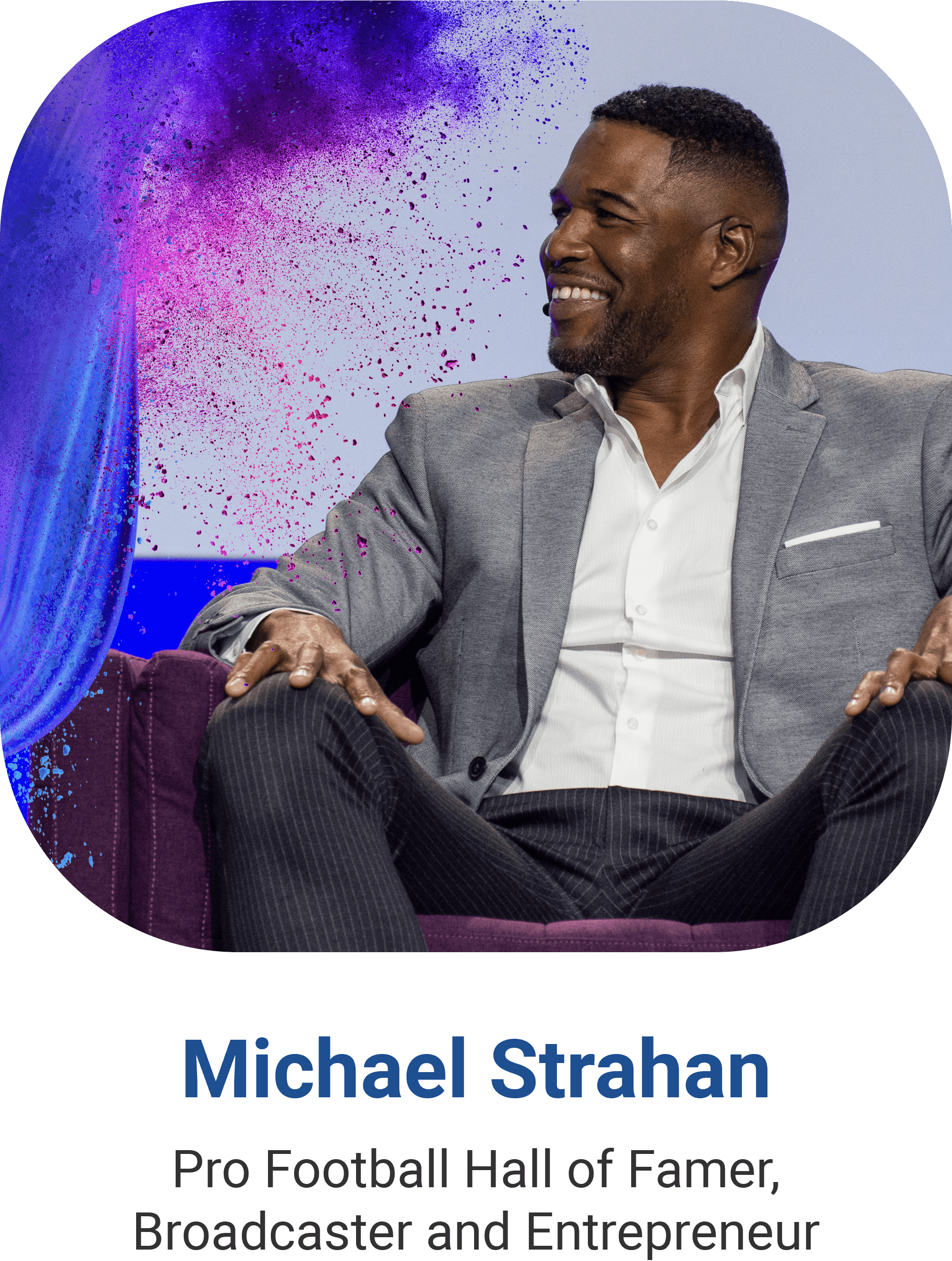 1 of 10 logos - Michael Strahan