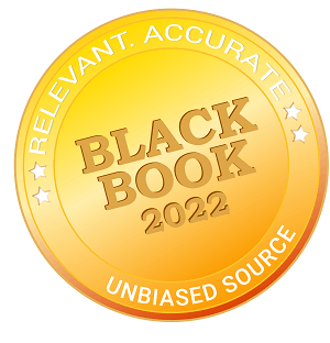 4 of 11 logos - black book badge 2022