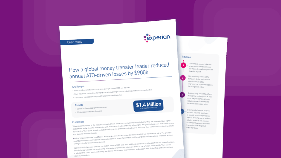 Global Money Transfer Leader Reduces ATO-Driven Loss