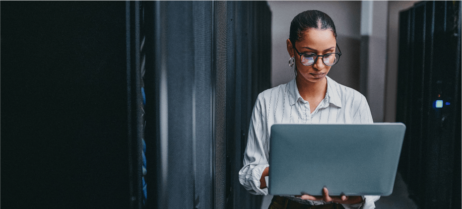woman on laptop