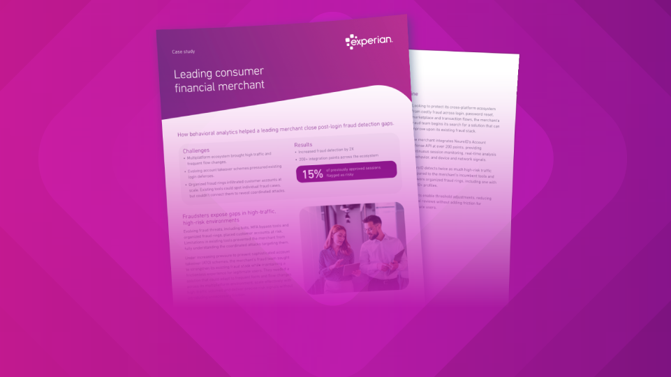 Leading consumer financial merchant case study