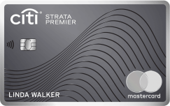 Citi Strata Premier® Card logo.