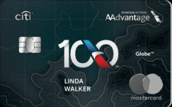 Citi® / AAdvantage® Globe™ Mastercard® logo.
