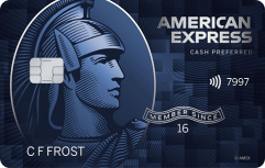 Blue Cash Preferred® Card from American Express logo.