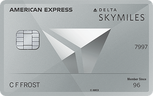 Delta SkyMiles® Platinum American Express Card logo.