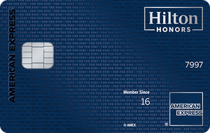Hilton Honors American Express Aspire Card logo.