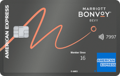 Marriott Bonvoy Bevy® American Express® Card logo.