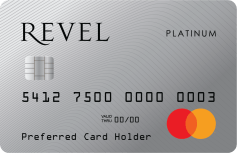 Revel® Platinum Mastercard® logo.