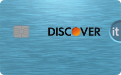 Discover it® Cash Back for Good Credit logo.