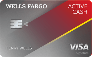 Wells Fargo Active Cash® Card logo.