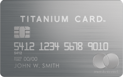 Luxury Card﻿™ Mastercard® Titanium Card™ logo.