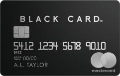 Luxury Card﻿™ Mastercard® Black Card™ logo.