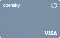 Opensky® Secured Visa® Credit Builder logo.