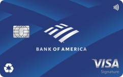 Bank of America® Travel Rewards credit card logo.