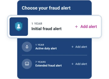 Graphic choose alert screen.