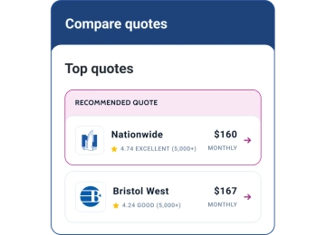 Graphic auto insurance matches screen.