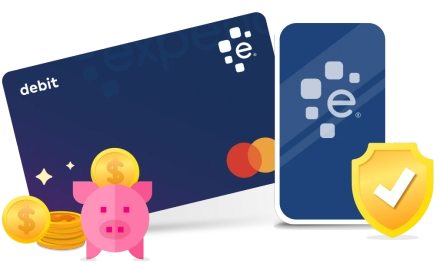 Graphic Smart money phone protection discount.